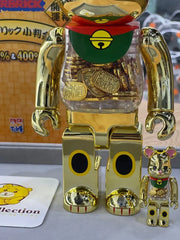 BE@RBRICK x 招财猫“小番”100%+400% 招财猫