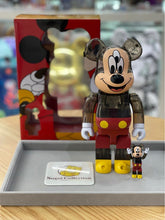 BE@RBRICK x Clot 3-Eyed Mickey Clear Black Ver. 100+400% bearbrick