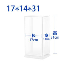 适用于 bearbrick 400% be@rbrick 的高端优质亚克力展示盒(一体式,无需组装)亚克力盒