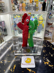 适用于 Molly/Kaws 的高端优质亚克力展示盒(一体式,无需组装)亚克力盒