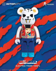 BE@RBRICK x Action City x Tokidoki Electric Tiger 1000%