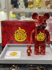 BE@RBRICK x ACU 财神 100%+400% 红熊砖财神 红财神