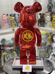 BE@RBRICK x ACU 财神 1000% 红色 Ver.熊砖财神 红财神