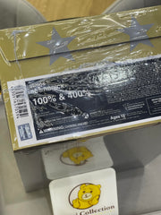 BE@RBRICK x Atmos 金色镀铬 100% 和 400% 套装 Bearbrick