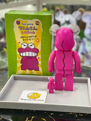 BE@RBRICK x 蜡笔小新 粉色鳄鱼 400%+100%