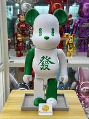 BE@RBRICK x C-Trip “麻将发” 1000% (Medicom Toy 创始人 Akashi 签名) Mahjong Huat bearbrick 发财熊