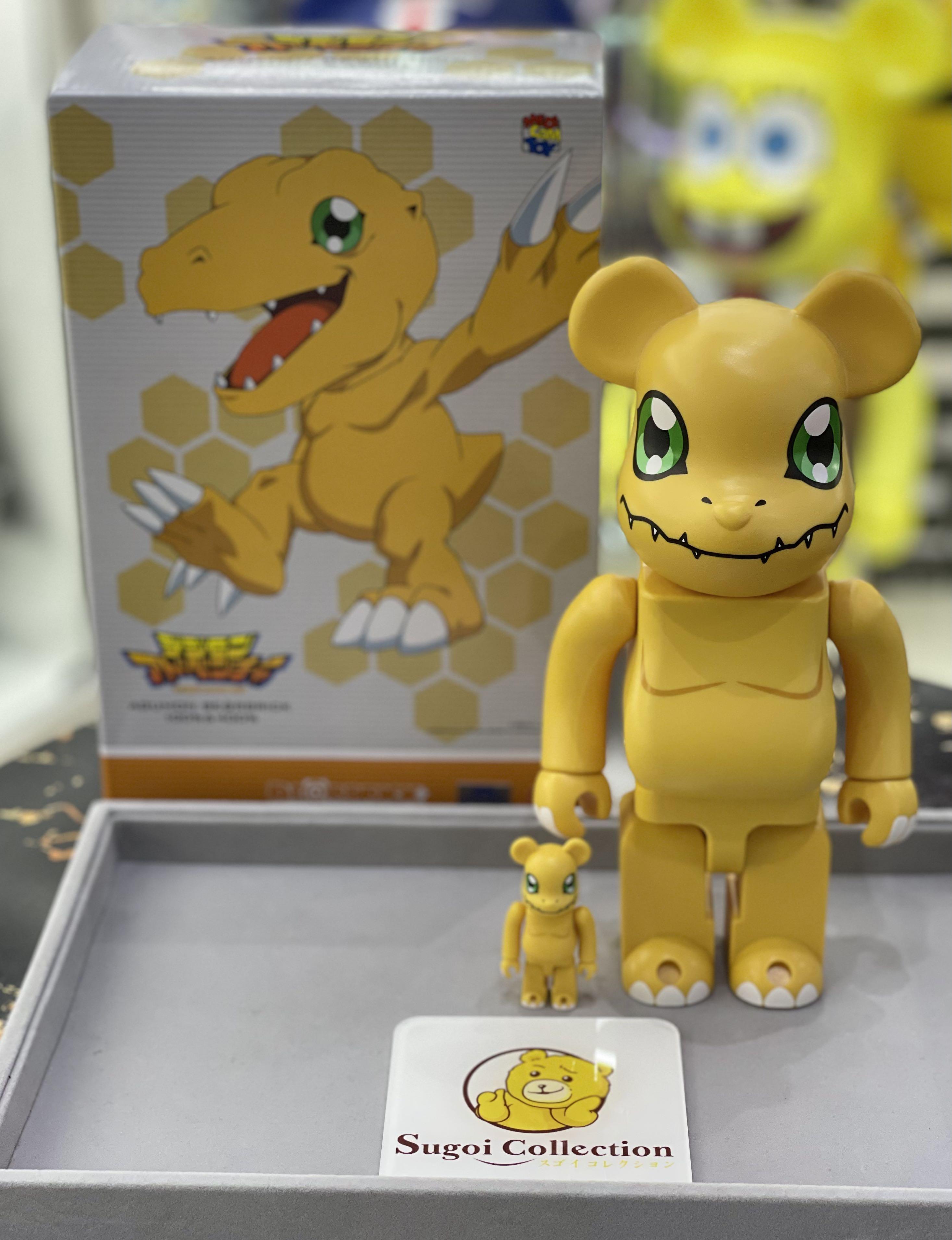 ー品販売  x BE@RBRICK Digimon Sugoi – bearbrick 400%+100% Agumon その他