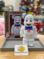Be@RBRICK x Ghostbusters Stay Puft 棉花糖人服装 100%+400% 套装