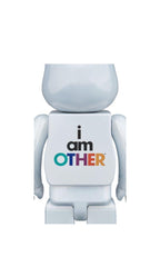 BE@RBRICK x I Am Other 400% 白色 Think Other bearbrick
