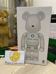 BE@RBRICK x I Am Other 400% 白色 Think Other bearbrick