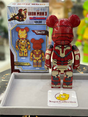 BE@RBRICK x 钢铁侠 Mark XLII 破损 400% 黄金 bearbrick ironman mk42 mark 42