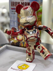 BE@RBRICK x 钢铁侠 Mark XLII 破损 400% 黄金 bearbrick ironman mk42 mark 42