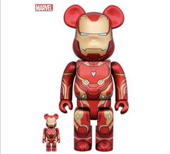 BE@RBRICK x 钢铁侠 Mark 50 100%+400% 套装 bearbrick MK50