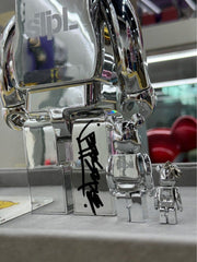 BE@RBRICK x Jeff Staple 100% & 400% & 70%(2007 年发行)Jeff Staple 签名款