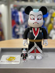 BE@RBRICK x Kabuki 400%+100% 黑色版 (2012 年第 1 代) bearbrick (附带 100%)