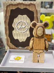 BE@RBRICK x Karimoku Fragment Design 400% - 雕刻层状木材 (2018) bearbrick fragmentdesign