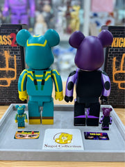 Be@RBRICK x Kick-Ass 2 Hit-Girl & Kick-Ass 100%+400%(4 件套,2013 年发布)bearbrick