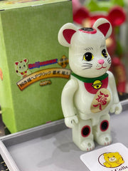 BE@RBRICK x 招财猫 400% GID 夜光 bearbrick 幸运猫 fortune cat 福入