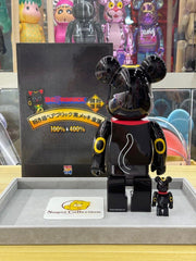 BE@RBRICK x 招财猫 100%+400% 黑色镀铬版 Gold Luck 金运 招财猫
