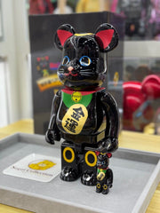 BE@RBRICK x 招财猫 100%+400% 黑色镀铬版 Gold Luck 金运 招财猫