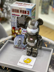 BE@RBRICK x Marvel 钢铁侠战争机器 400% 套装 bearbrick
