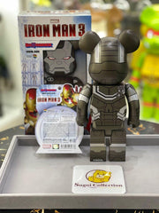 BE@RBRICK x Marvel 钢铁侠战争机器 400% 套装 bearbrick