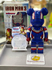 BE@RBRICK x Marvel 钢铁侠爱国者 400% bearbrick