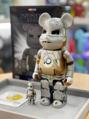 Be@RBRICK x Marvel 钢铁侠 Mark 1 100%+400%(Medicom Toy Exhibition 2023 独家)bearbrick MK1