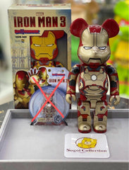BE@RBRICK x Marvel 钢铁侠 Mark 42 400% 套装 bearbrick ironman mk42 XLII