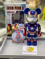 BE@RBRICK x Marvel 钢铁侠爱国者 400% bearbrick