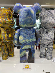 BE@RBRICK x MoMA x 文森特·梵高《星夜》 1000% bearbrick