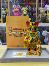 NY@RBRICK x Maneki Neko 100%+400% Gold Luck Gold-plated 招福 nyabrick nyabrick bearbrick