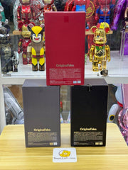 BE@RBRICK x OriginalFake Kaws Companion Dissected 400% (Sealed Set of 3-Brown/Grey/Black) *Not for sell separately