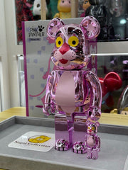 BE@RBRICK x 粉红豹 100%+400% 镀铬版 bearbrick