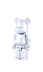 BE@RBRICK x The Contemporary Fix 限量版 x Chogokin 200% Bearbrick 镀铬银版。