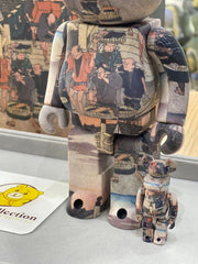 BE@RBRICK x 歌川广重《东海道五十三座日本桥》100%+400%套装 bearbrick