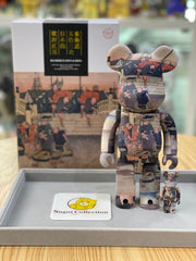 BE@RBRICK x 歌川广重《东海道五十三座日本桥》100%+400%套装 bearbrick