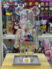 BE@RBRICK x X-Girl 彩虹色 1000% bearbrick xgirl