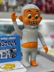 Headlock Studio Monsters “Kid Mummy” 橙白版 (艺术家 Knuckle 签名,香港 Toysoul 2023 独家发售)