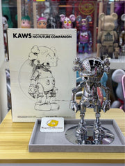 KAWS x Hajime Sorayama No Future Companion 黑色和银色镀铬(2008 年发行,编号,限量 500 份)