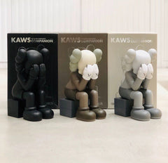 OriginalFake x Kaws Passing Through 2013 Ver.(棕色/灰色/黑色 3 件套,限量 500 件)bearbrick