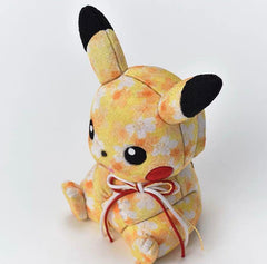 皮卡丘 日本传统手工制作江户娃娃 日本制造 口袋妖怪