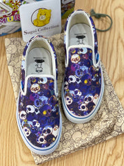 村上隆 x Vans Classic Slip-On LX SKULL BLUE(美国 6/英国 5/欧盟 38)于 2015 年发布