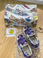 村上隆 x Vans Classic Slip-On LX SKULL BLUE(美国 6/英国 5/欧盟 38)于 2015 年发布