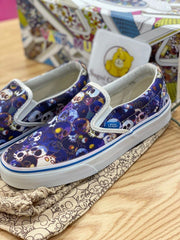 村上隆 x Vans Classic Slip-On LX SKULL BLUE(美国 6/英国 5/欧盟 38)于 2015 年发布