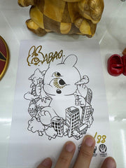 Unbox x Abao Raabiit (Limited Edition of 88pcs, signed and numbered)
