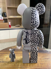 BE@RBRICK x Atmos x Staple 100% & 400% Grey (Signed by Staple Founder Jeff Ng)