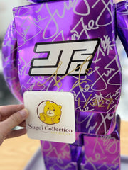 BE@RBRICK x JJ Lin 1000% (美国设计师大会独家,限量327张,JJ Lin 亲笔签名) bearbrick 林俊杰