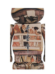 BE@RBRICK x 北川歌麻吕 100%+400% 套装 熊砖 日本艺术 喜多川歌麿 「両国桥の上下」