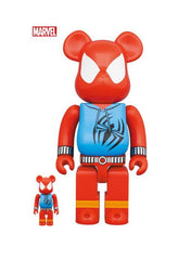 BE@RBRICK x Marvel Scarlet Spider 100%400% 套装 蜘蛛侠 bearbrick